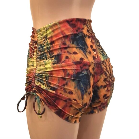 Feather Festival Hot Yoga Short long Short side strings Made in USA SXYfitness - Picture 8 of 8